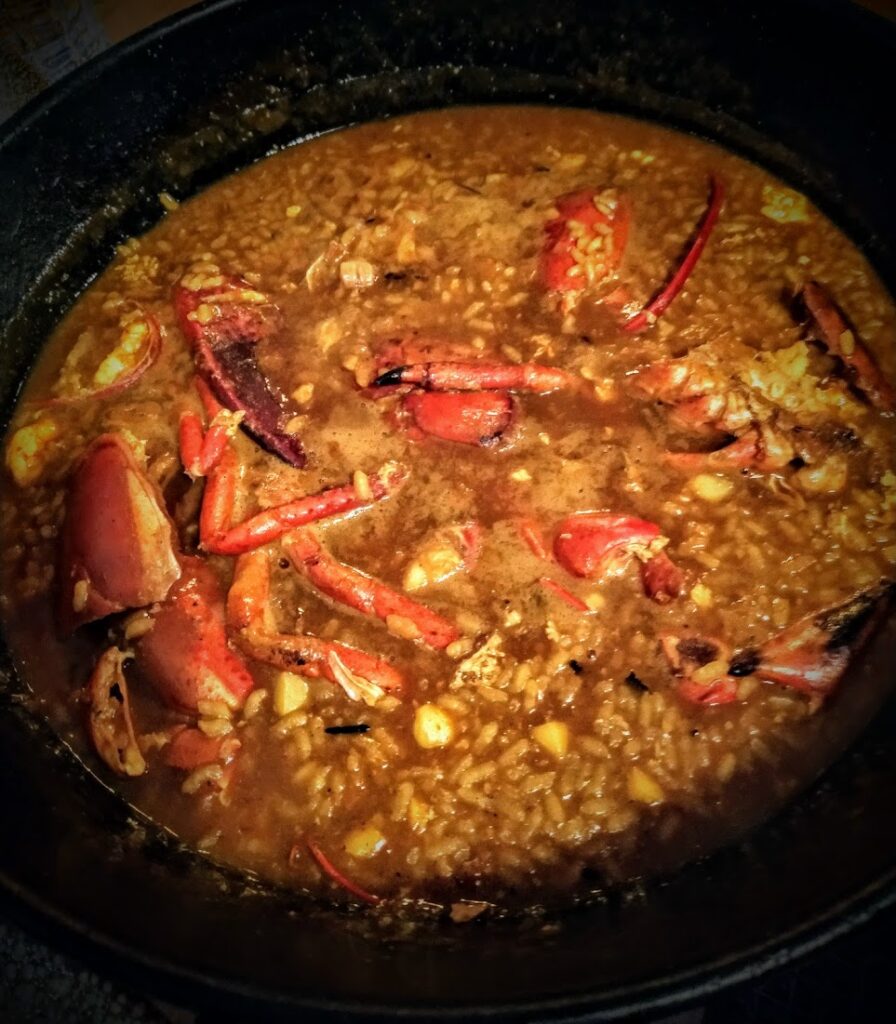 arror con bogavante el laurel gastrobar