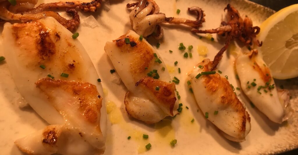 calamar a la plancha el laurel gastrobar 1