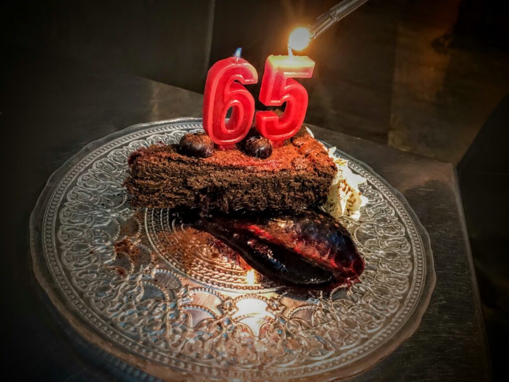 tarta cremosa de chocolate con arandanos el laurel
