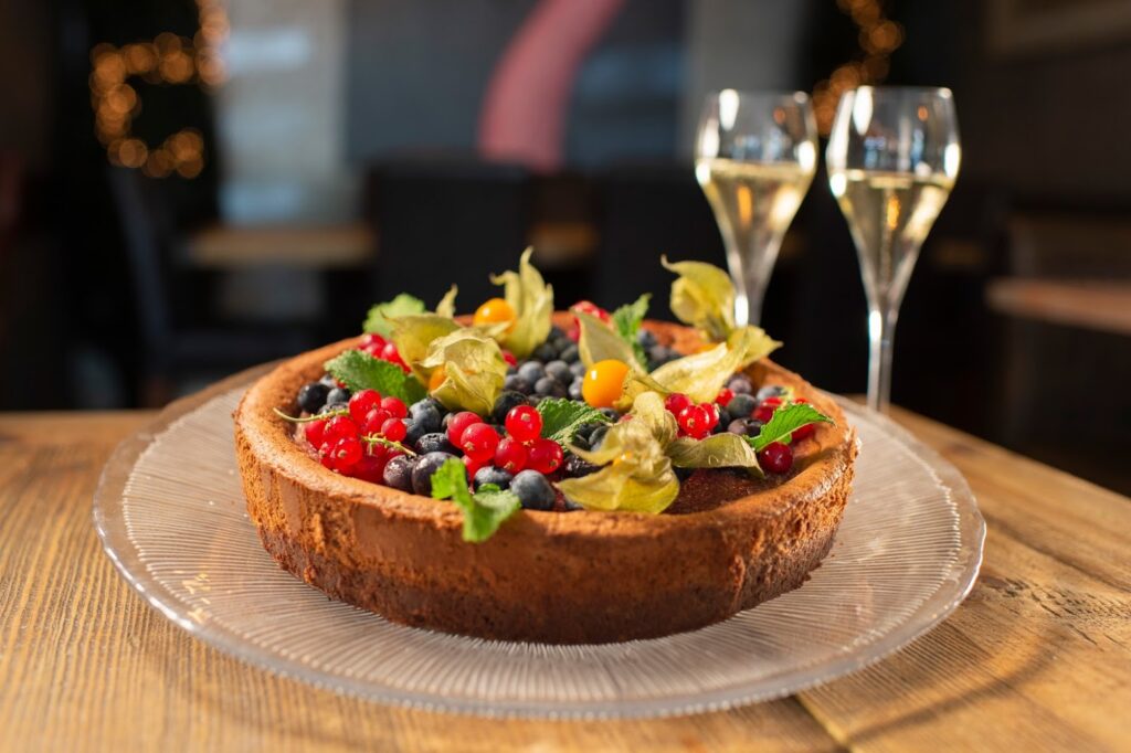 tarta de chocolate con arandanos el laurel gastrobar